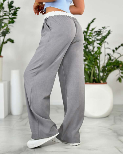 Royalfashion Pantalon large femme