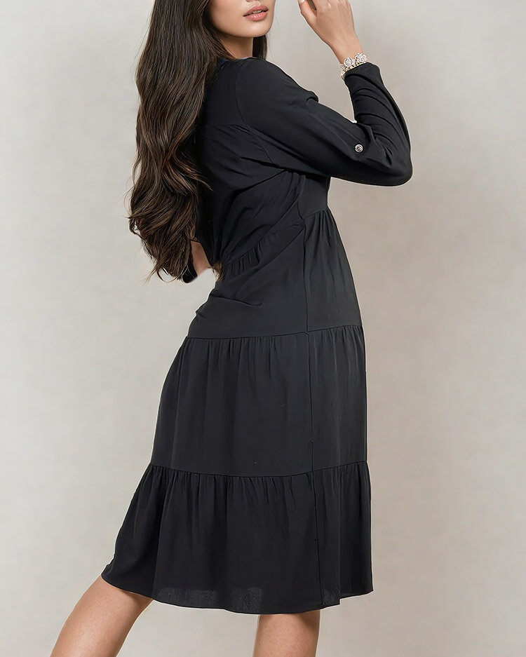 Royalfashion Robe midi pour femme