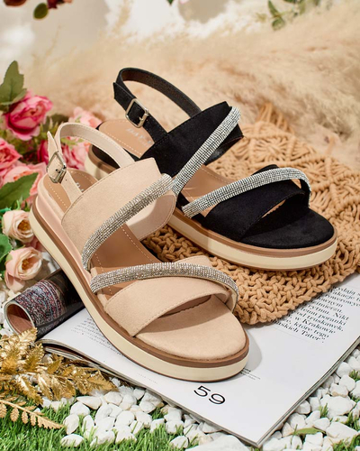Royalfashion Sandales à talons bas Obissa pour femme