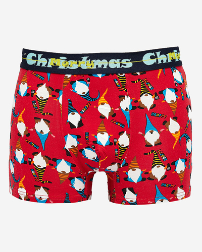 Royalfashion Boxer de Noël rouge pour homme
