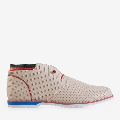 OUTLET Chaussures femme beiges avec une tige ajourée Lydie - Footwear