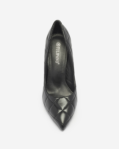 Escarpins matelassés pour femmes de couleur noire Duclisa- Footwear