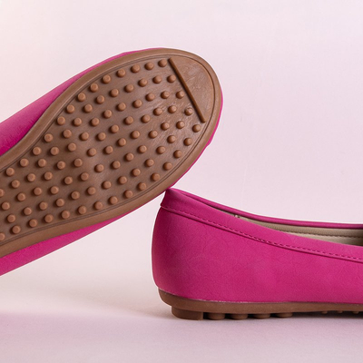 Mocassins femme fuchsia à nœud Emari - Chaussures