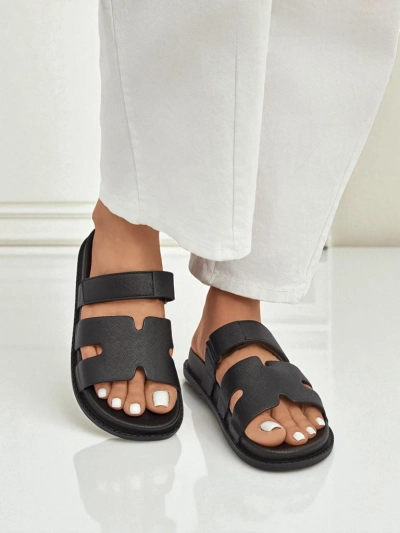 Mules en éco-cuir pour femmes Royalfashion ReppiFlex