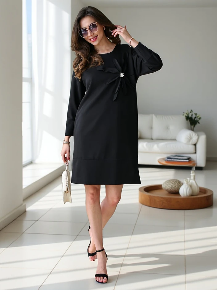 Robe en tissu Royalfashion pour femmes