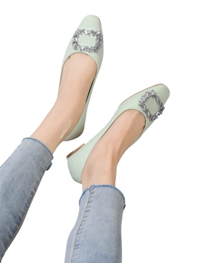 Royalfashion Chaussures ballet pour femmes avec paillettes Ofenale