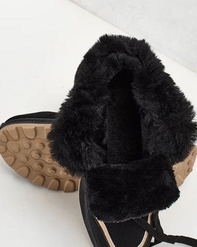 Royalfashion Baskets chauffantes pour femme avec fourrure Mofell