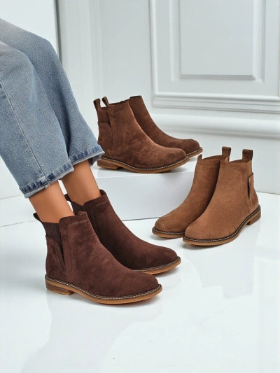 Bottines Chelsea pour femmes en éco-daim Veysi