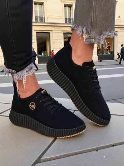 Royalfashion Baskets de sport perforées pour femmes Tobin