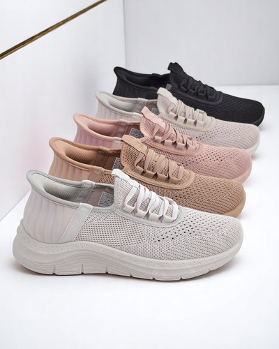 Royalfashion Chaussures de sport à enfiler en tissu pour femmes Arrate