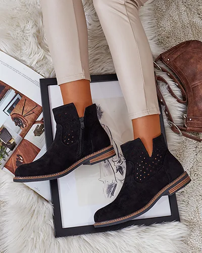 Royalfashion Bottes Rito pour femme marron clair