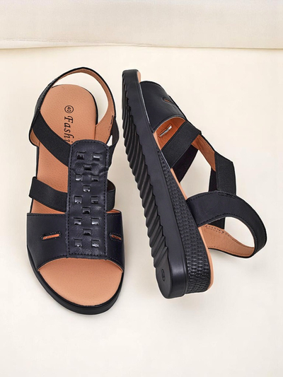 Sandales compensées basses pour femmes Royalfashion Sora