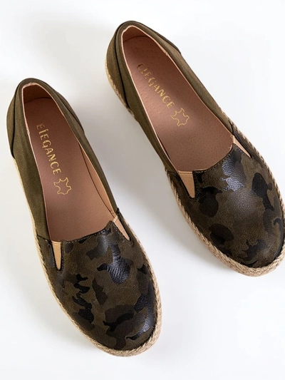 Espadrilles vertes pour femmes en camouflage Nuhente - Footwear