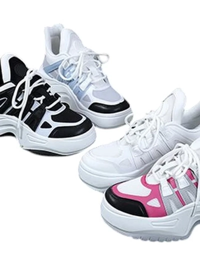 Chaussures de sport pour femmes Royalfashion sur une semelle épaisse Loness