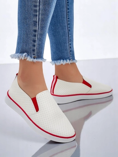 Royalfashion Chaussures à enfiler perforées pour femmes Kassias