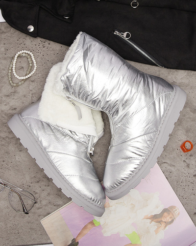 Silver chaussures pour femmes a'la bottes de neige Tirigga- Footwear
