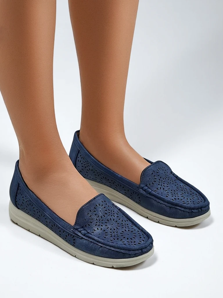 Mocassins perforés Royalfashion pour femmes Besset
