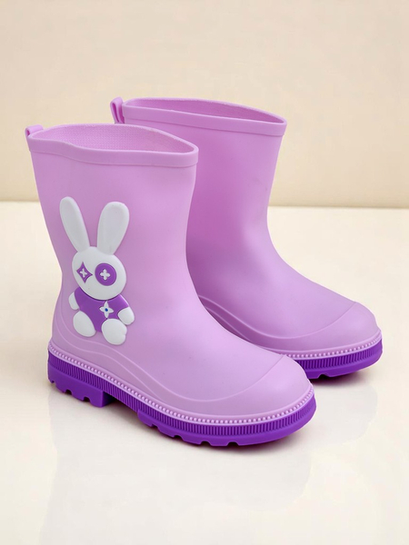 Royalfashion Bottes de pluie pour enfants avec lapin Bunny Splash