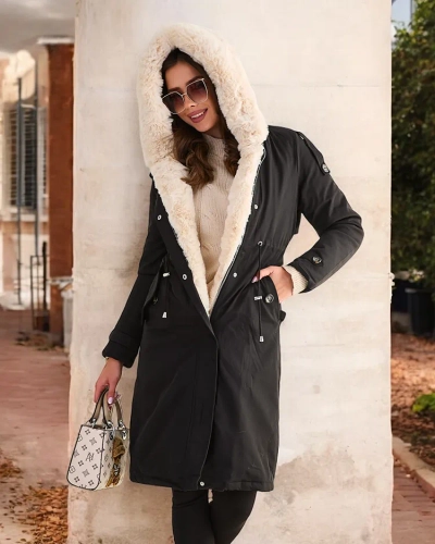 Royalfashion Manteau long pour femme