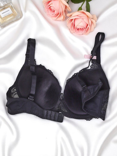 Royalfashion Soutien-gorge rembourré en dentelle pour femme Delicate Grace