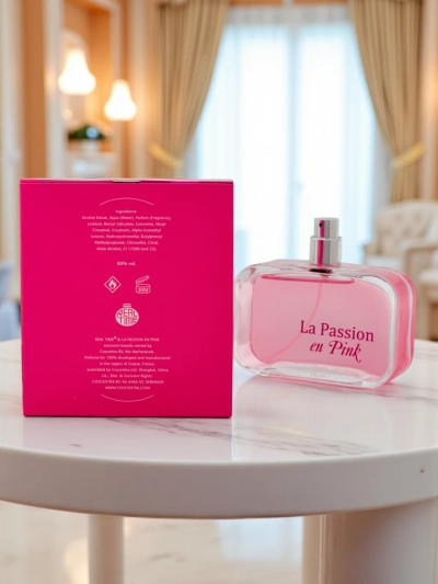 Eau de parfum inspirée pour femme La Passion en Pink