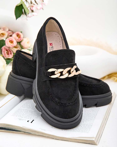 Royalfashion Mocassins en éco-suède avec embellissement Zaffix