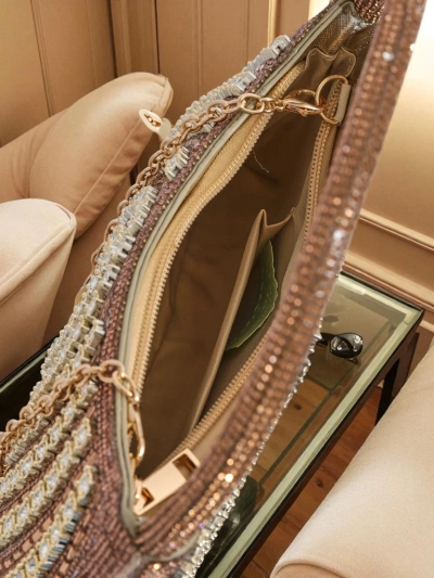 Royalfashion Pochette pour femme avec zircons Sova Glint