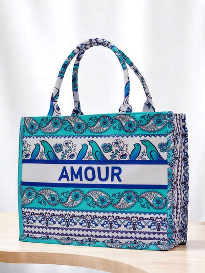 Royalfashion Sac en tissu Amour Vibes