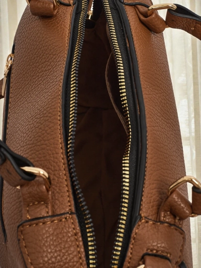 Sac à Main pour Femmes Stella Marron en Cuir Élégant pour Tous les Jours
