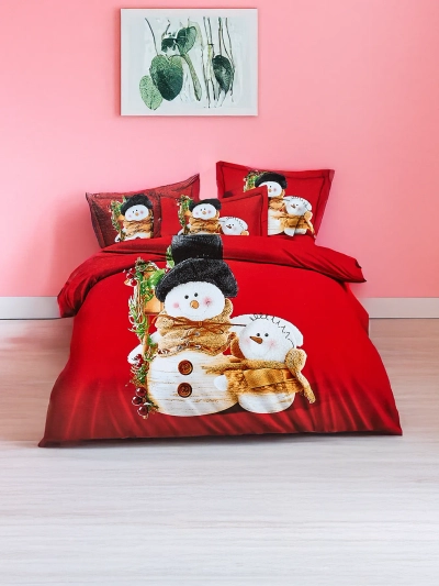Ensemble de literie de Noël Royalfashion 200x220 4 pièces