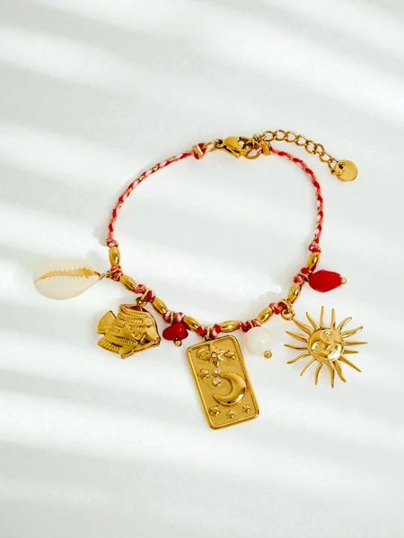 Bracelet Solis Serenitas - breloques style Antica