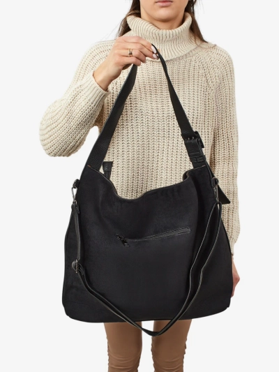 Sac à main shopper pour femmes en éco-daim Donenn