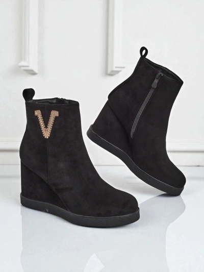 Royalfashion Nerias Bottes à talons pour femmes