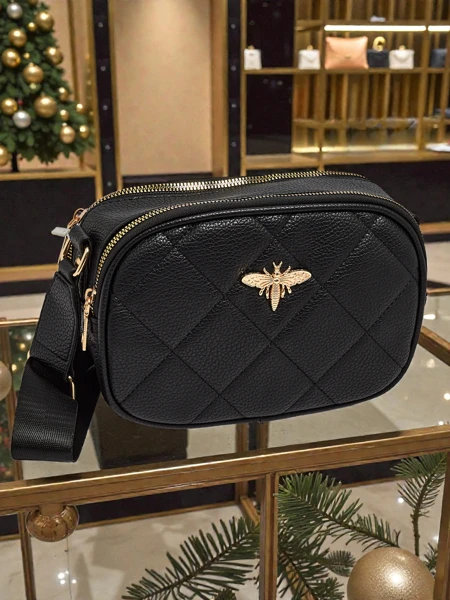 Petit sac à main matelassé pour femmes en cuir écologique Connere