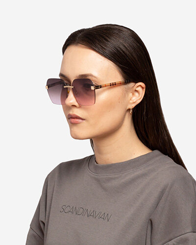 Royalfashion Lunettes de soleil carrées