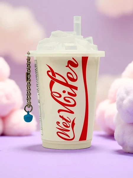 Lingettes hydratantes dans un emballage décoratif en forme de coupe de glace 30pcs