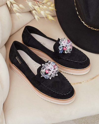 Royalfashion Mokassins avec pierres colorées Restea