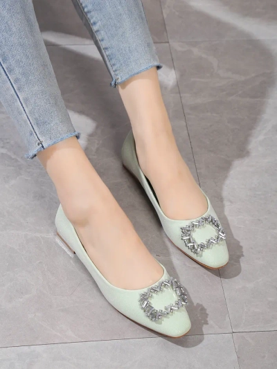 Royalfashion Chaussures ballet pour femmes avec paillettes Ofenale