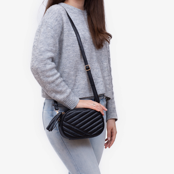 Sac à main matelassé noir pour femme - Accessoires