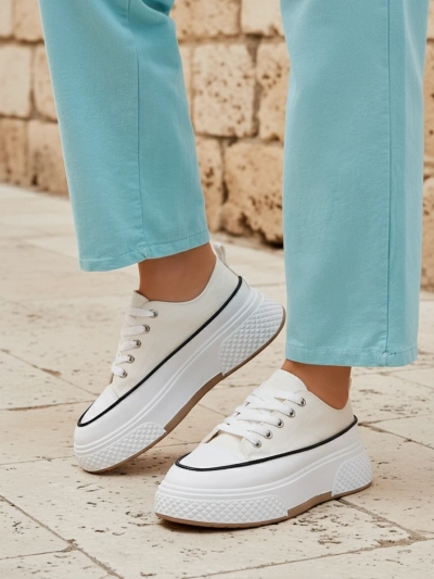 Royalfashion Baskets à plateforme pour femmes Beemes