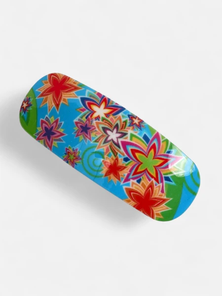 Barrette colorée pour enfants avec des petites fleurs