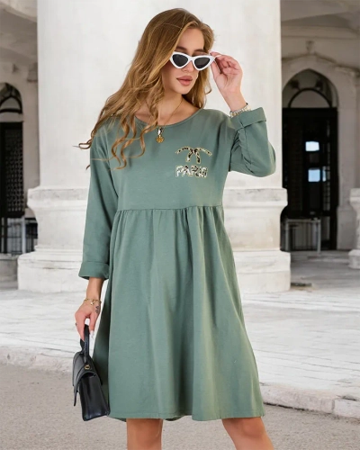 Royalfashion Robe en tissu pour femme