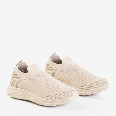 Chaussures de sport femme Bigula beige - Chaussures 1