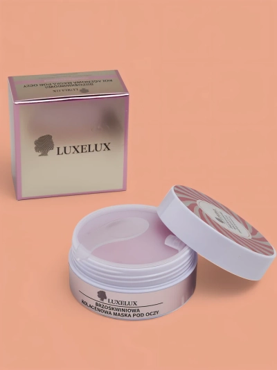 Luxelux Masques pour les yeux au collagène de pêche 60 pcs.