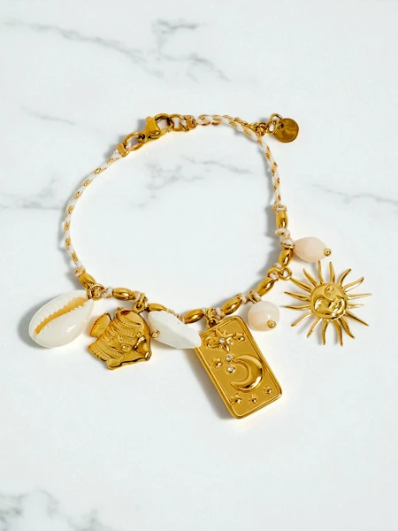 Bracelet Solis Serenitas - breloques style Antica