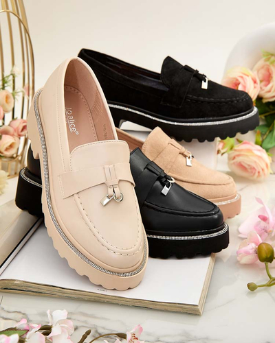 Royalfashion Mocassins pour femme avec zircons Ali
