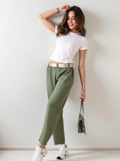 Royalfashion Pantalon simple pour femmes