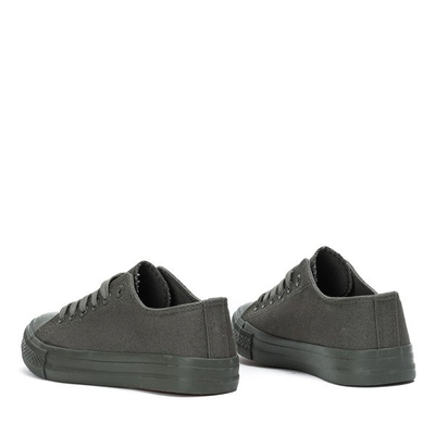 Baskets en tissu vert pour femmes Essien Green - Chaussures