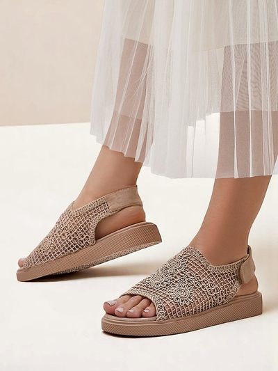 Sandales ajourées Levay pour femmes Royalfashion avec tige