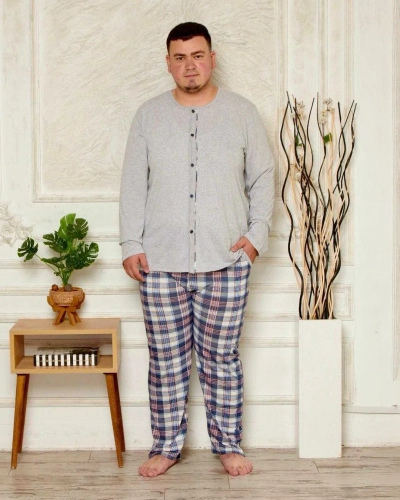 Pyjama homme en coton Royalfashion avec motif